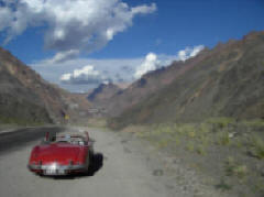 Crossing the Andes from Chile to Argentina at Po. de la Cumbre,2006.