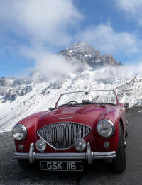 On the Col du Galabier 2010.