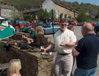 Lunch at Miner's Arms, Eyam. Saturday.