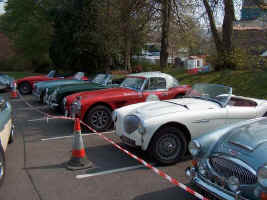 Palace Hotel car park. Sunday.