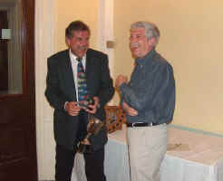 Two of the organisers John Ridyard & Dave Haslam in jovial mood.