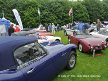 18 Cars on the club stand on saturday