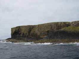 Amazing geology on Staffa.