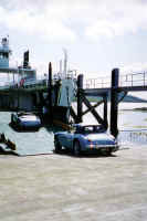 Boarding the ferry.