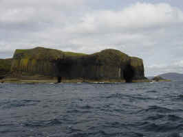 Leaving Staffa for Lunga.