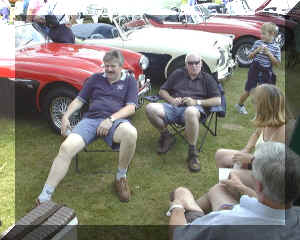 Messrs Broster and Davies in relaxed mode.